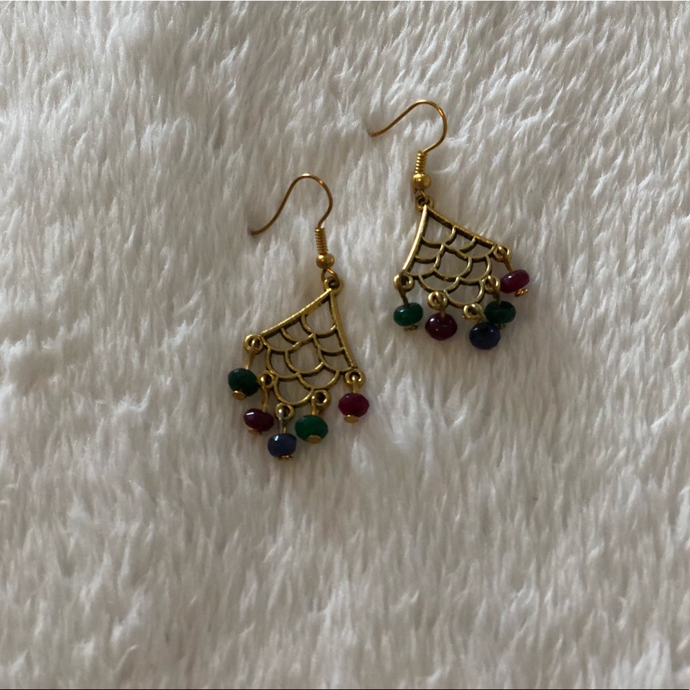 Brass earrings
